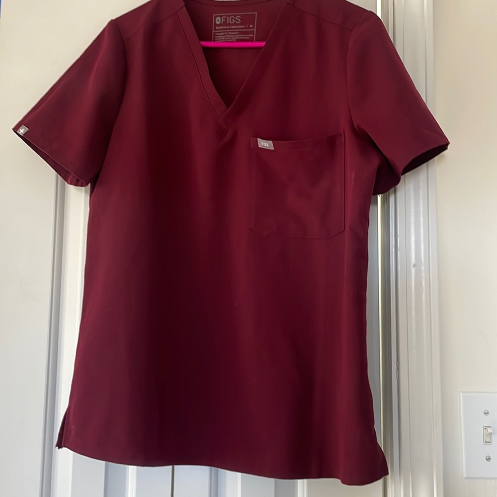 FIGS caterina & yola M set BURGUNDY